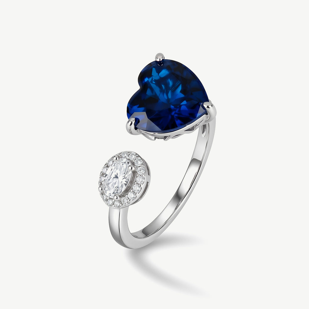 Anello con Cuore e Punto Luce