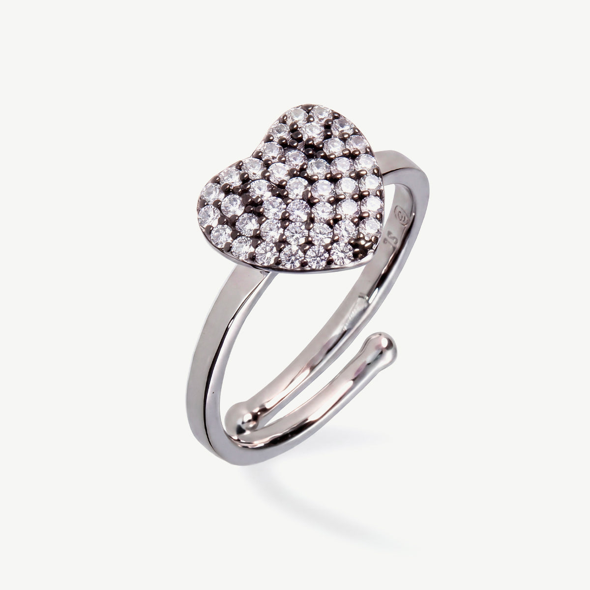 Anello Solitario con Cuore
