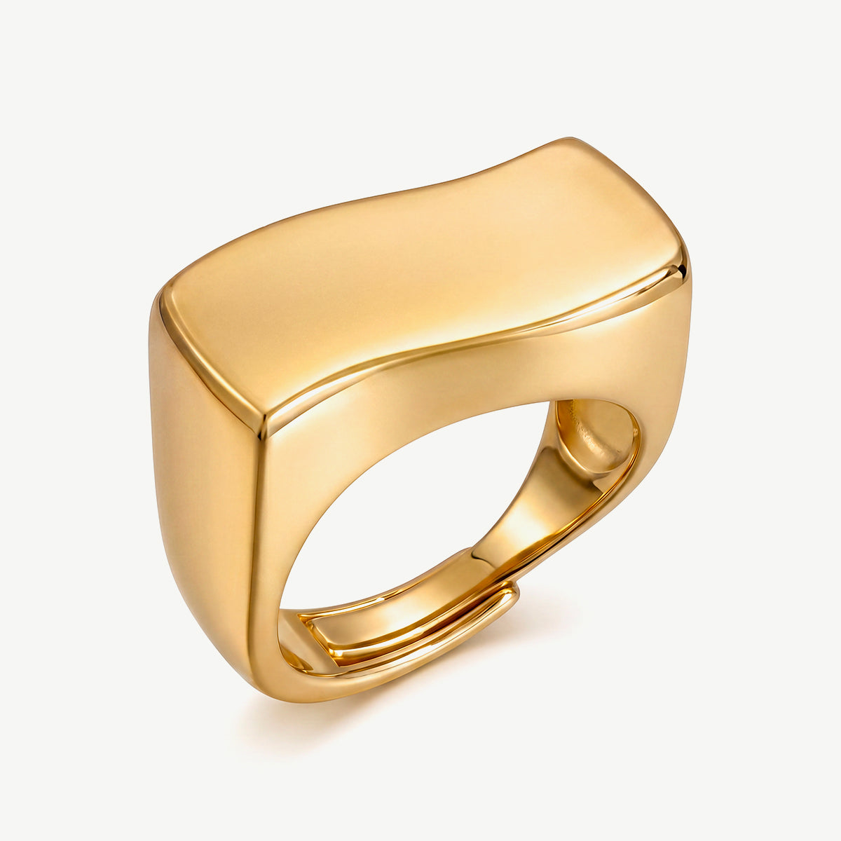 Anello a Fascia Squadrata