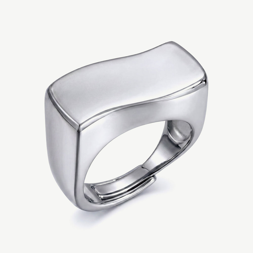 Anello a Fascia Squadrata
