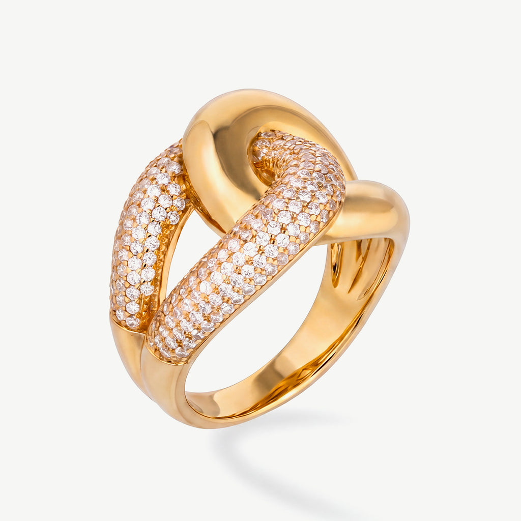 Anello a Fascia Intrecciato