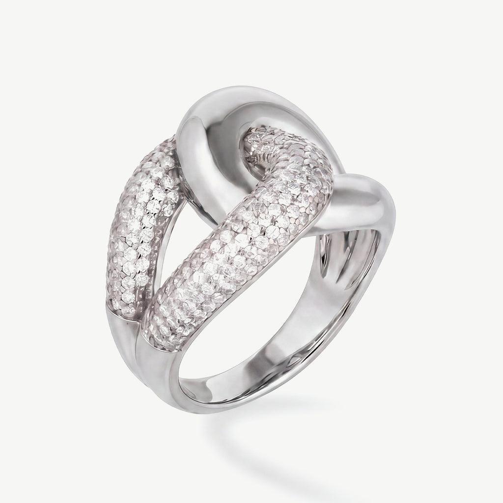 Anello a Fascia Intrecciato