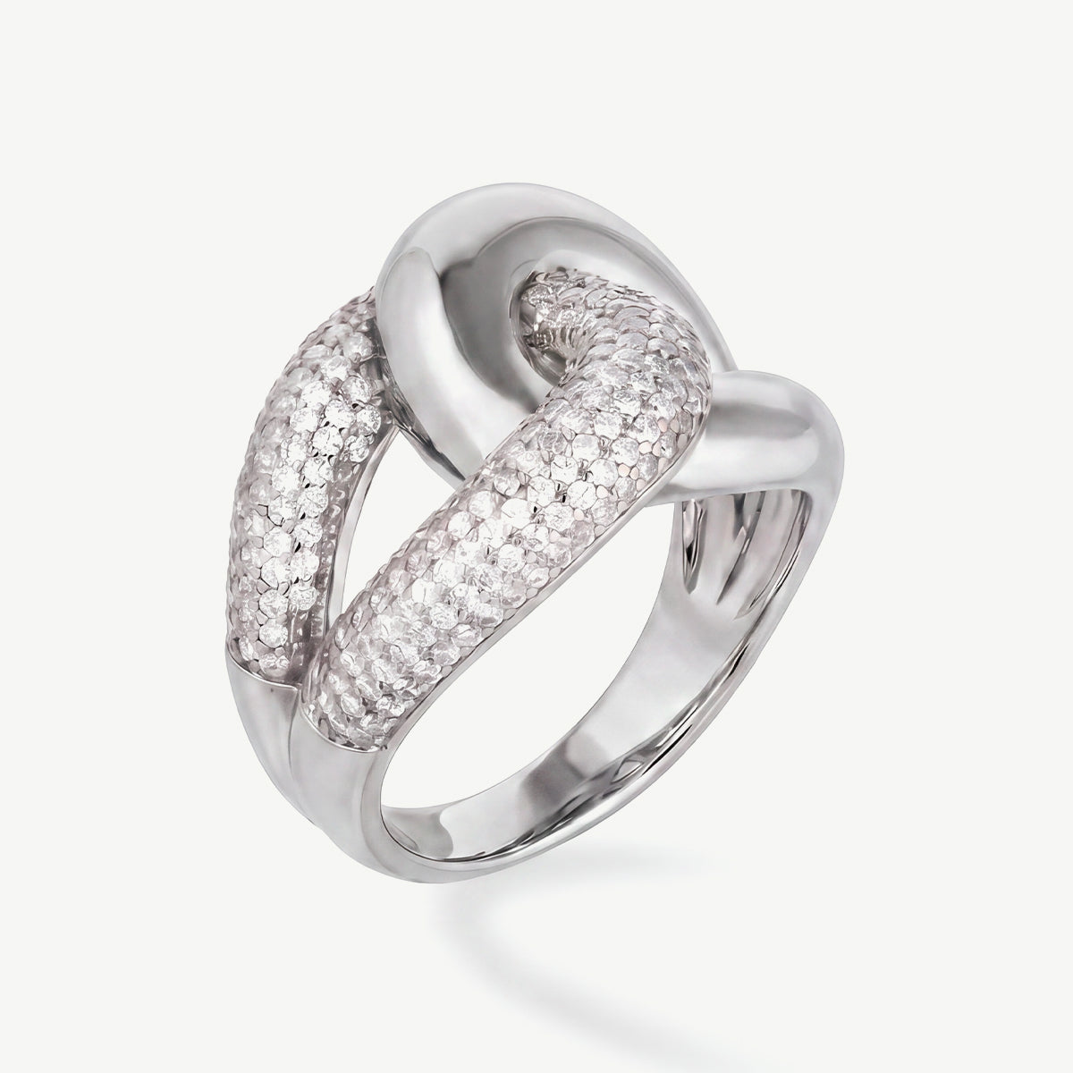 Anello a Fascia Intrecciato