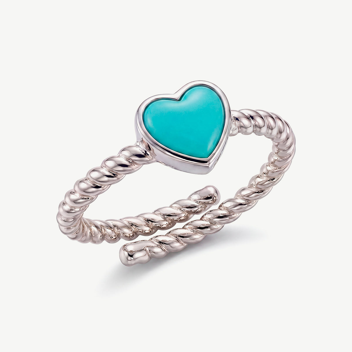 Anello Solitario con Cuore
