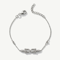 Bracciale con Elemento Geometrico e Sfere