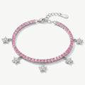 Bracciale Tennis con Ciondoli a Stella