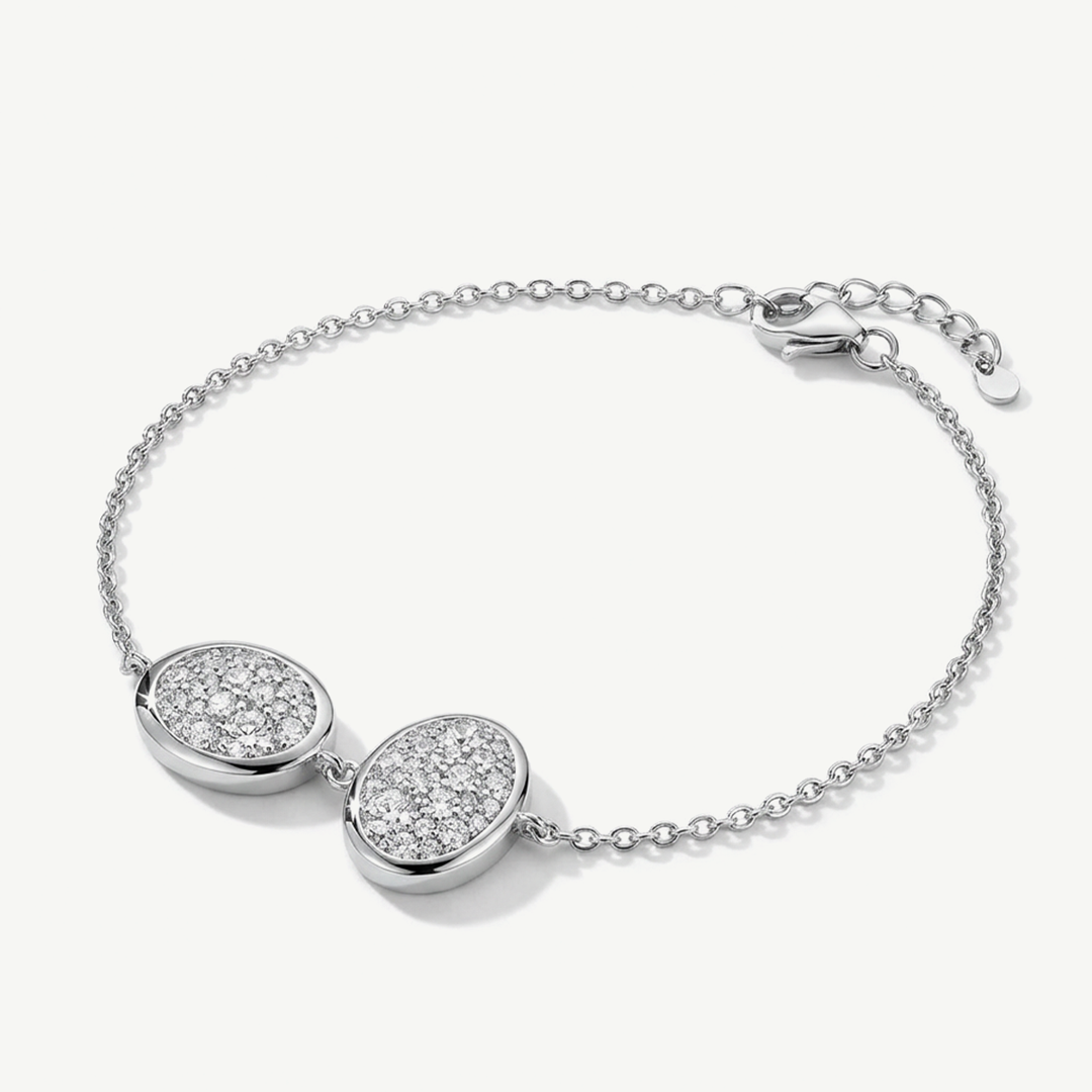 Bracciale con Doppio Ovale