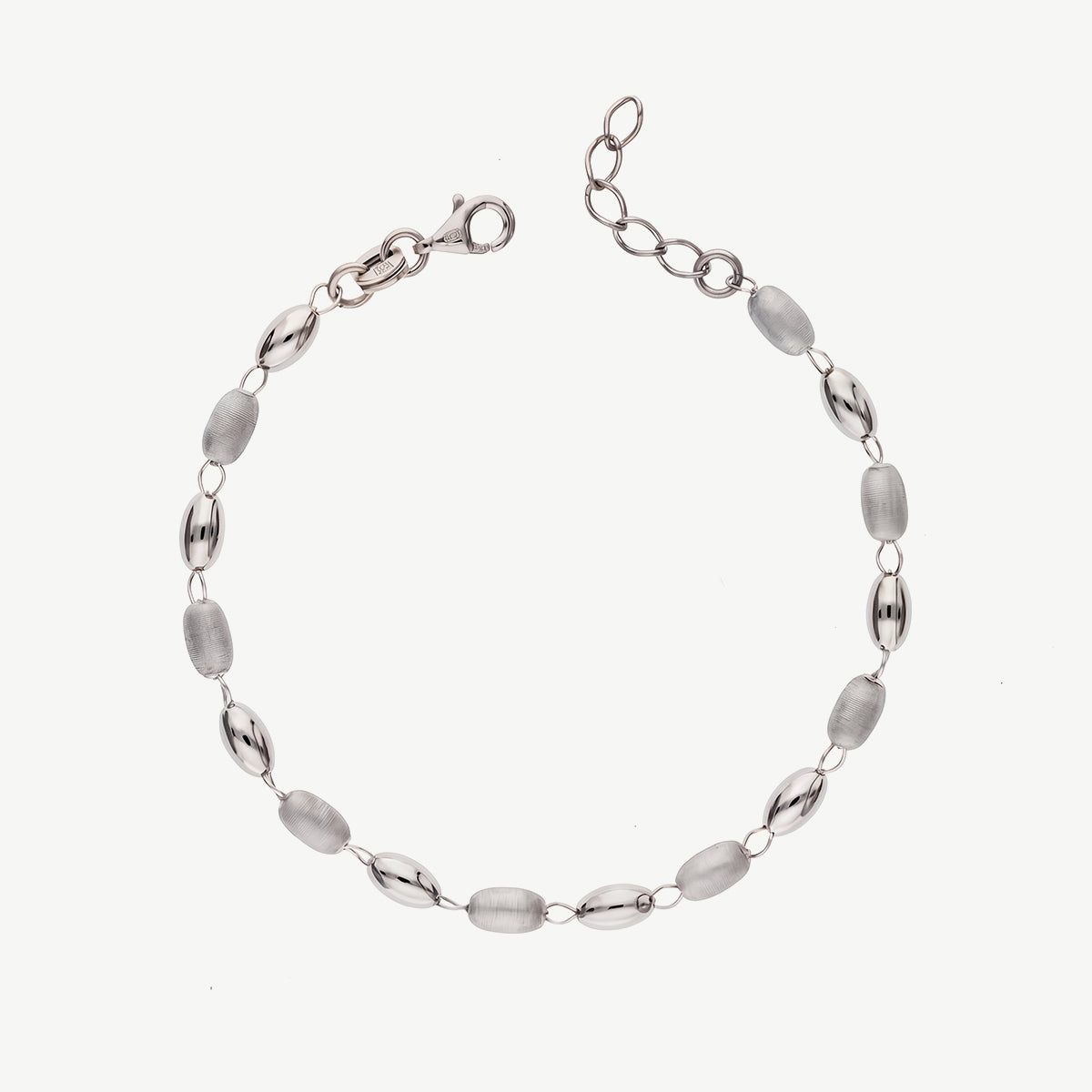 Bracciale Chicco di Riso in Argento 925 Dorato