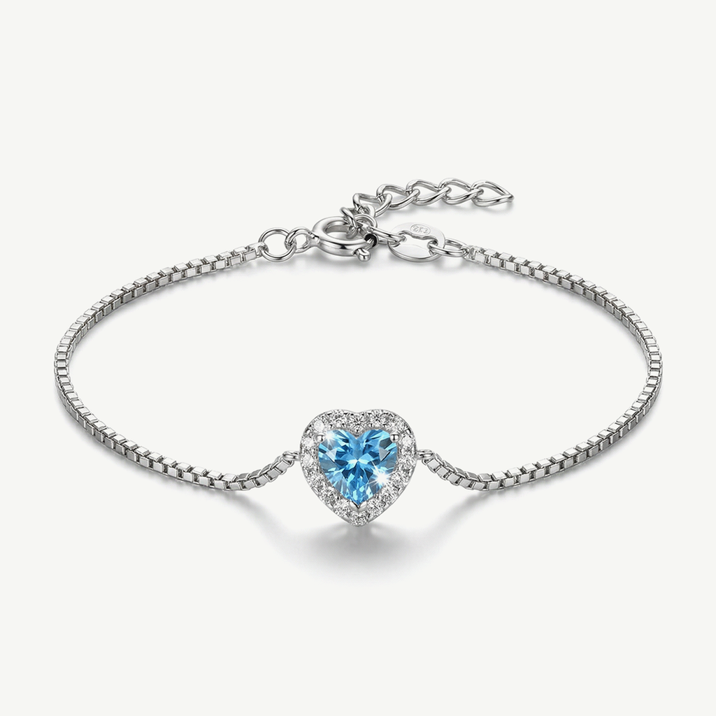 Bracciale con Cuore Punto Luce