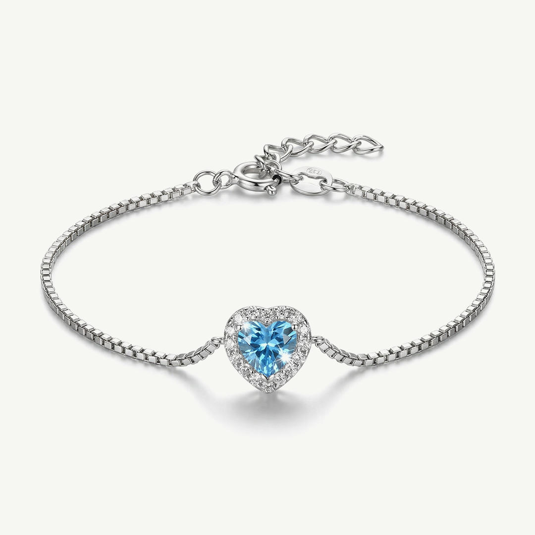 Bracciale con Cuore Punto Luce