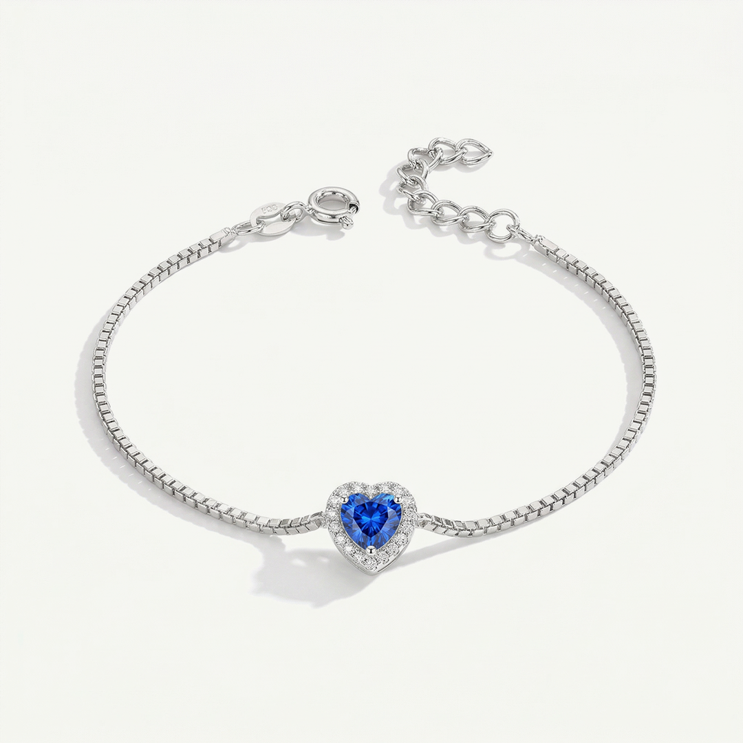 Bracciale con Cuore Punto Luce