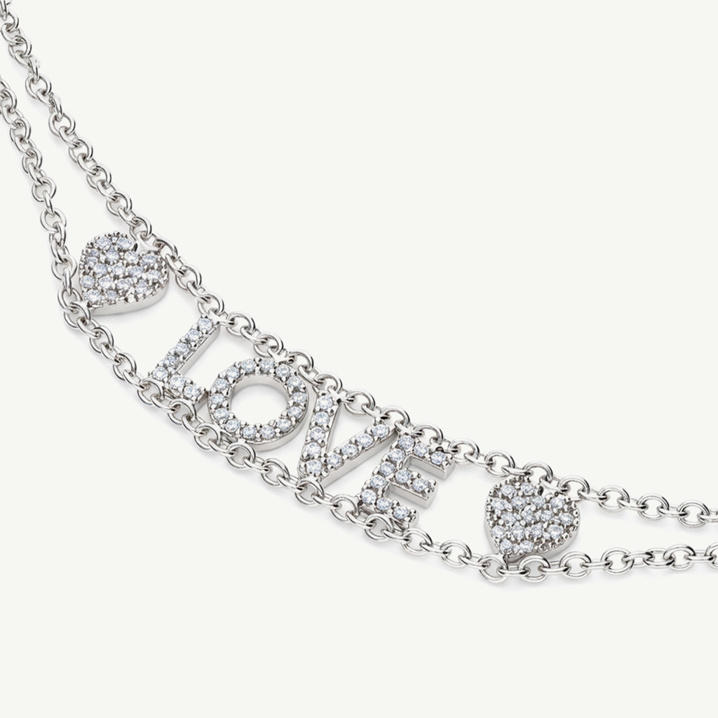 Bracciale con scritta Love