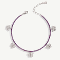 Bracciale Tennis con Ciondoli a Farfalla