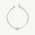 Bracciale con Cuore Punto Luce