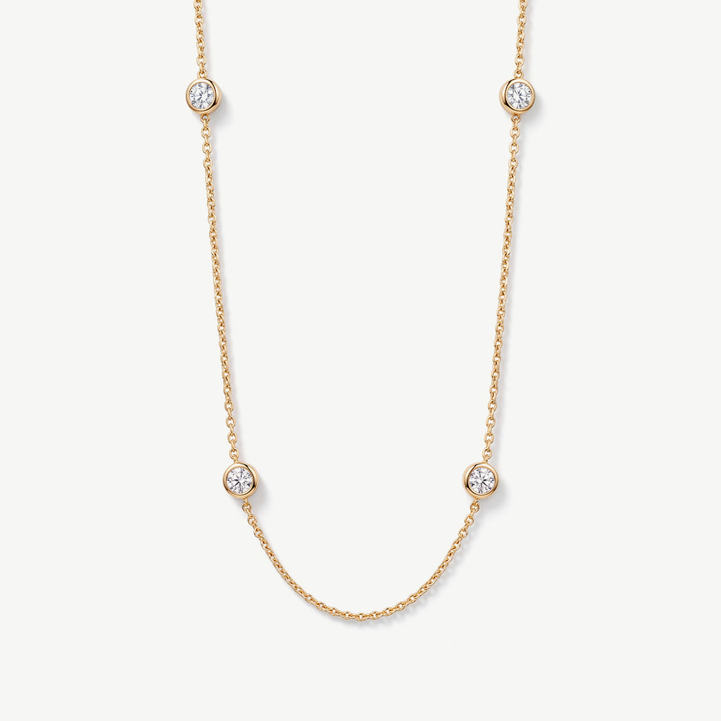 Collana Lunga con Punti Luce
