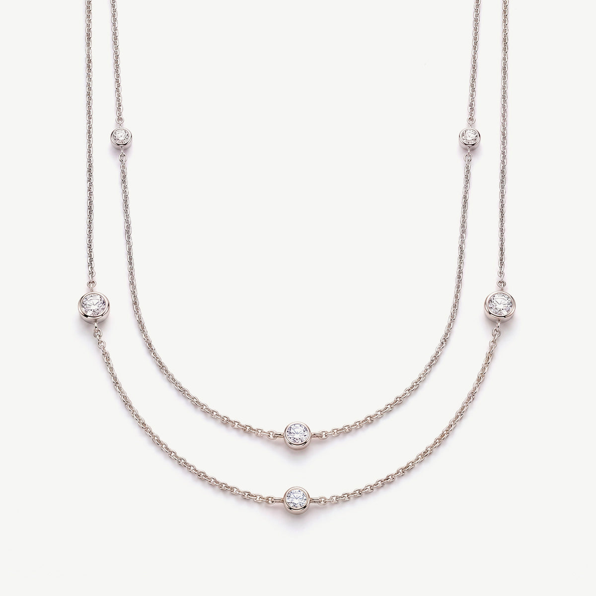 Collana Lunga con Punti Luce