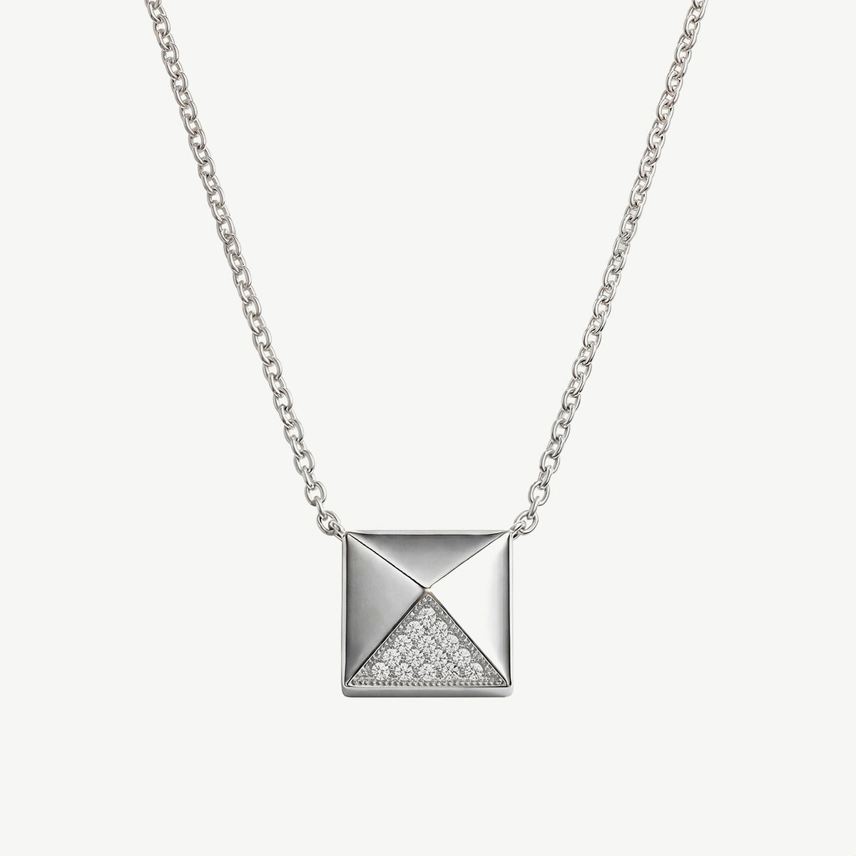 Collana con Elemento Geometrico