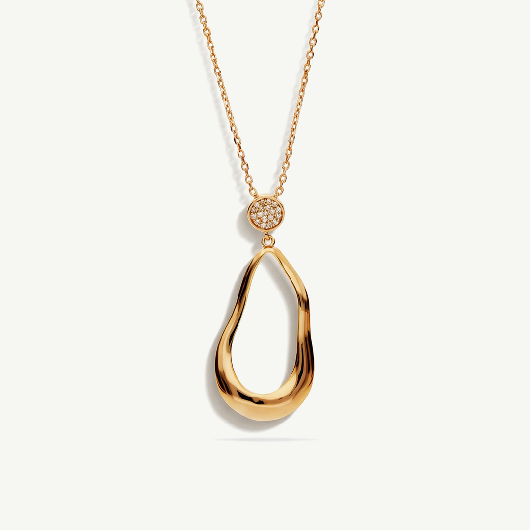 Collana con Ciondolo con Forma Irregolare