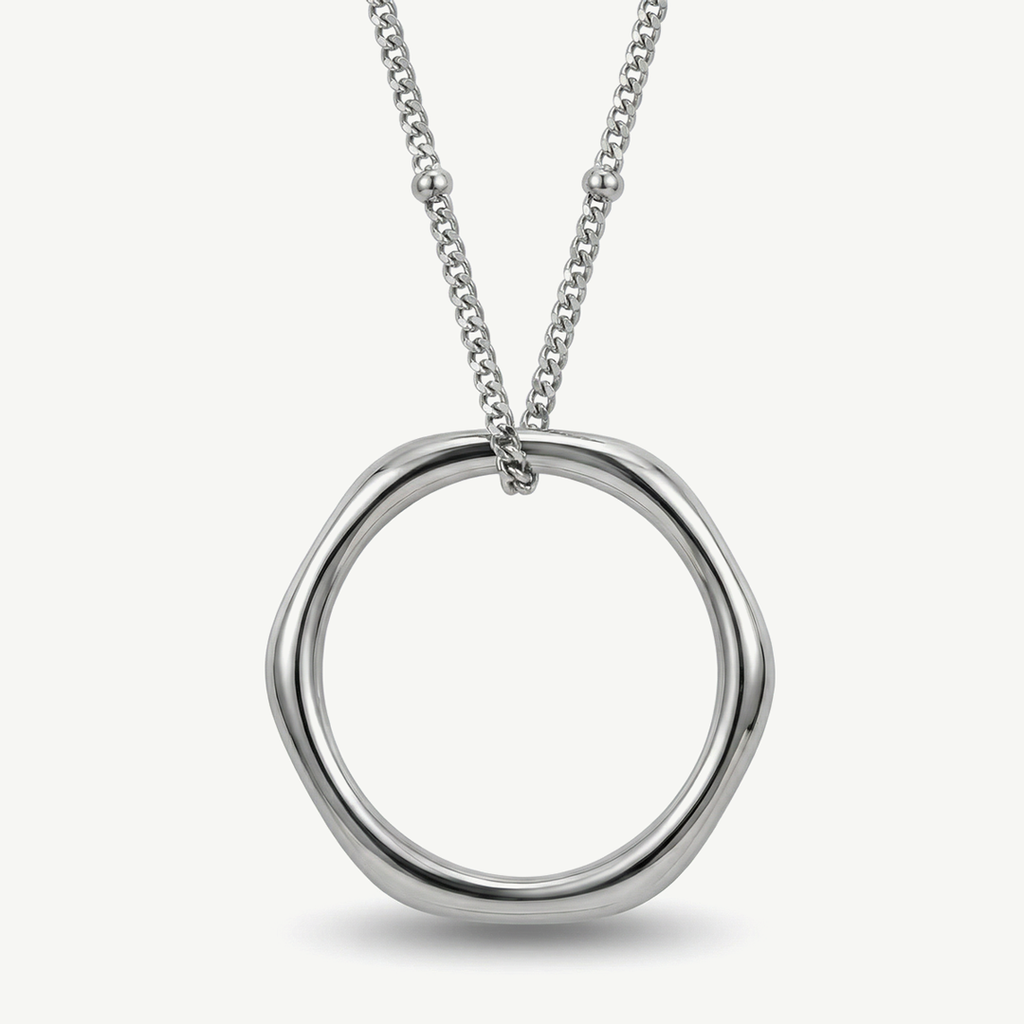 Collana con Ciondolo a Cerchio