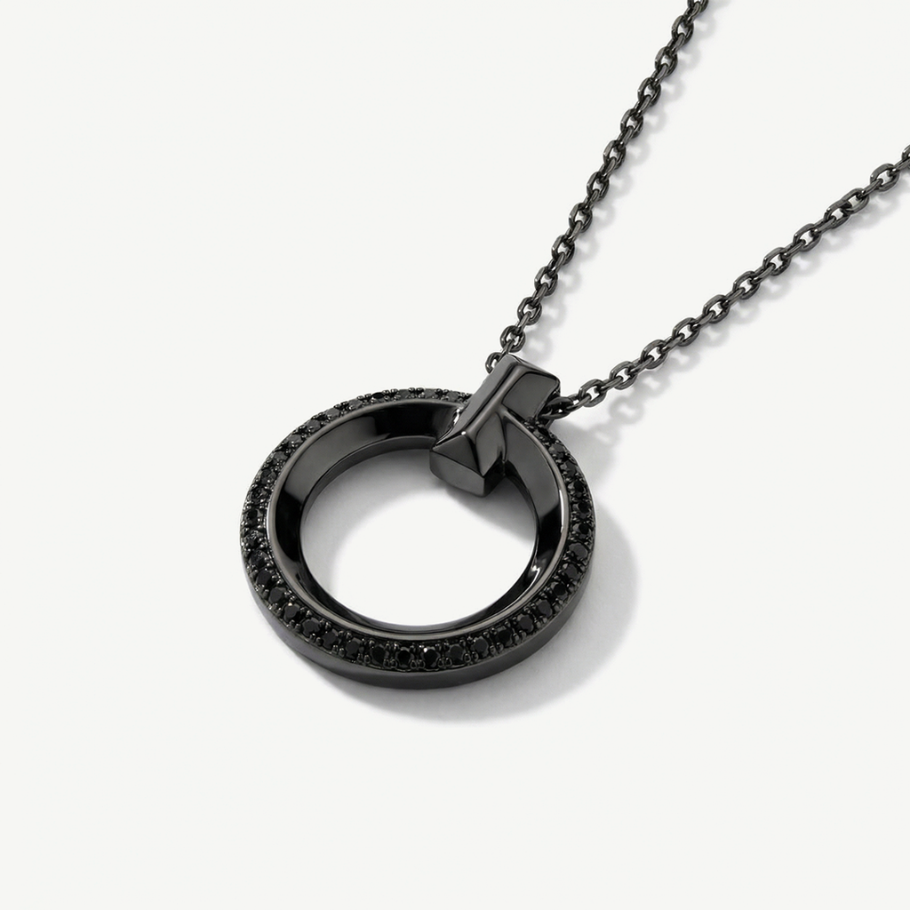 Collana con Ciondolo a Cerchio