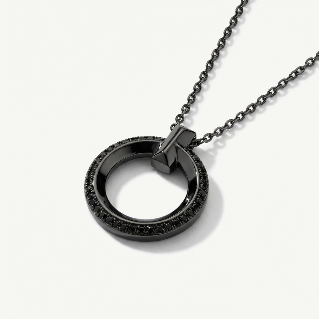 Collana con Ciondolo a Cerchio
