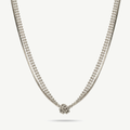 Collana con Nodo e Doppio Filo