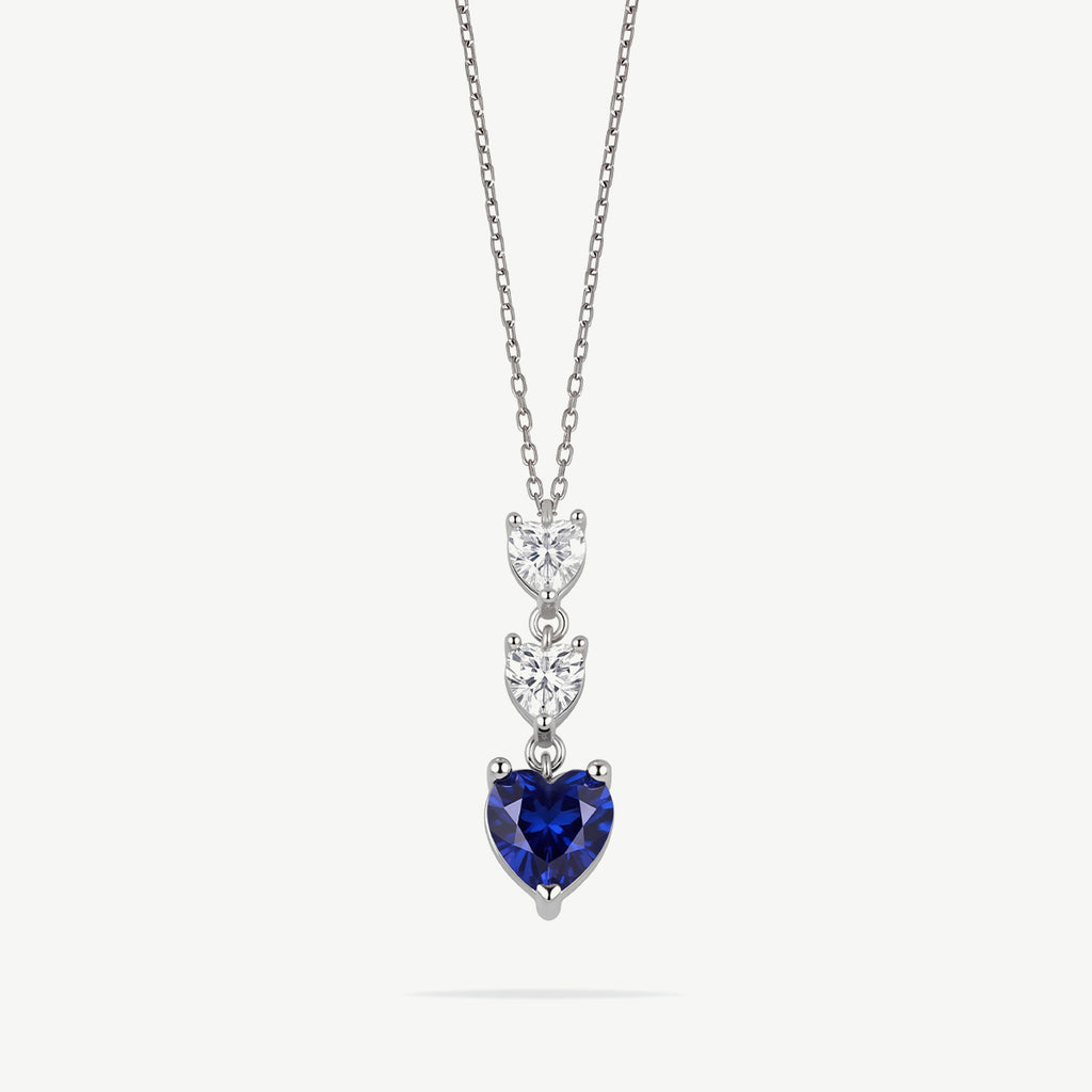 Collana con Pendente Tre Cuori