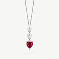 Collana con Pendente Tre Cuori