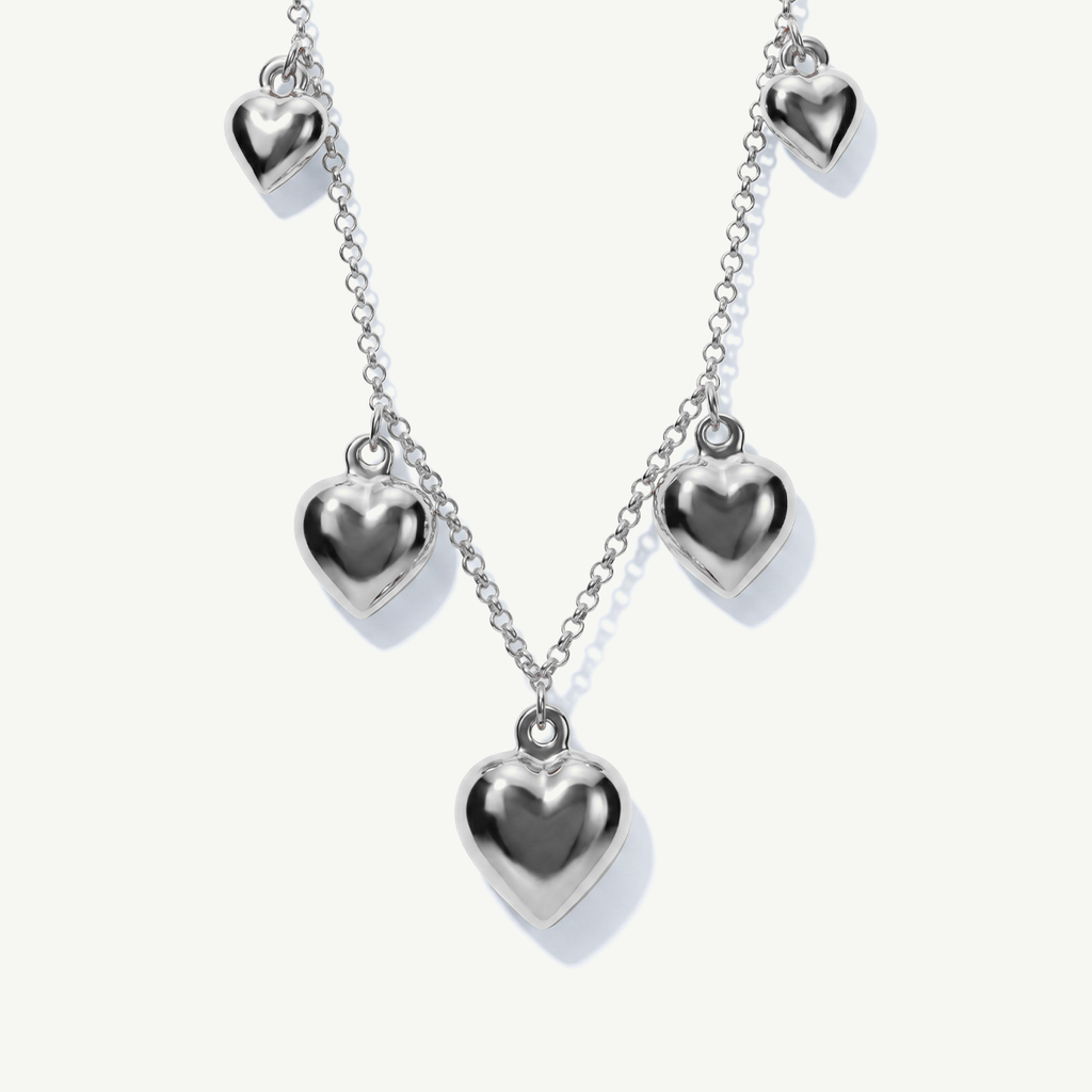 Collana con Ciondoli con Cuore
