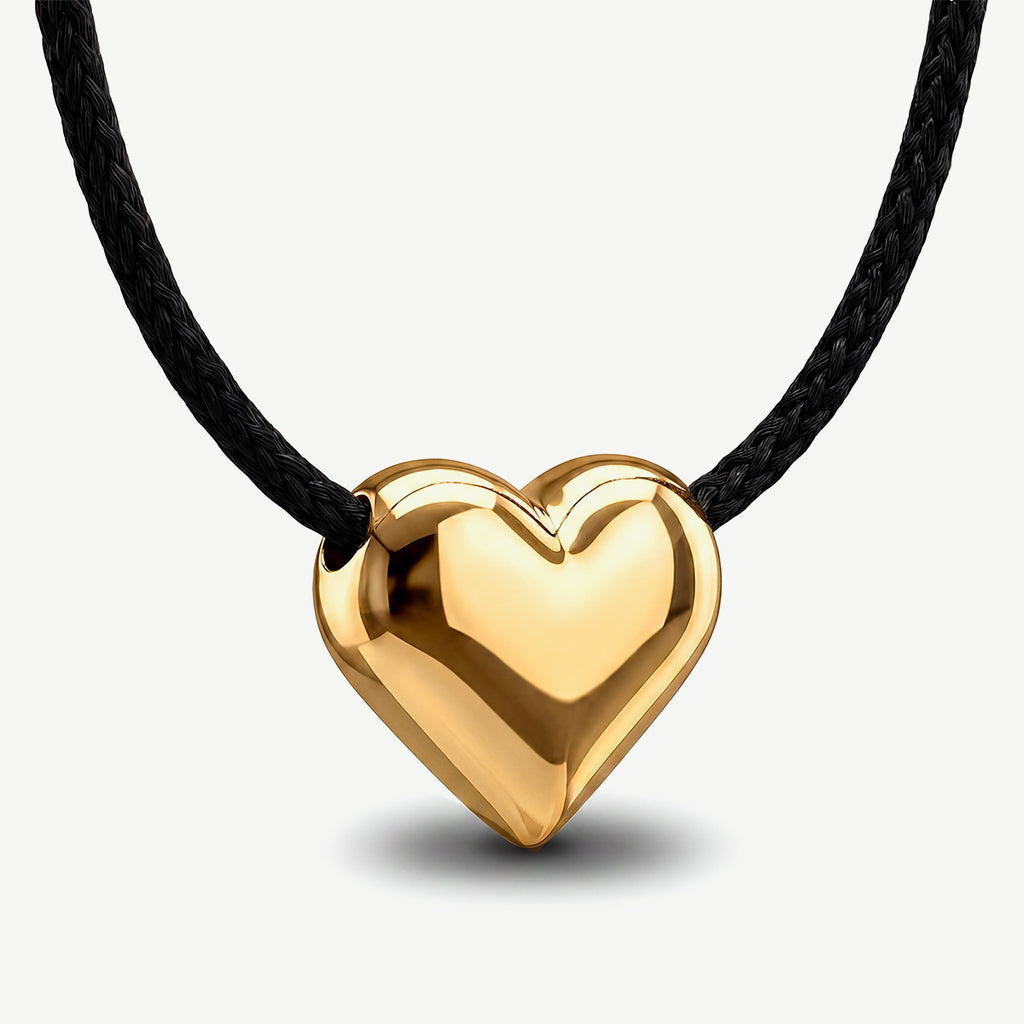 Collana con Cordino e Cuore