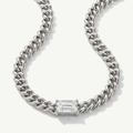Collana Choker con Punto Luce a Maglia Groumette