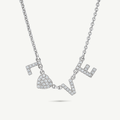 Collana con scritta Love