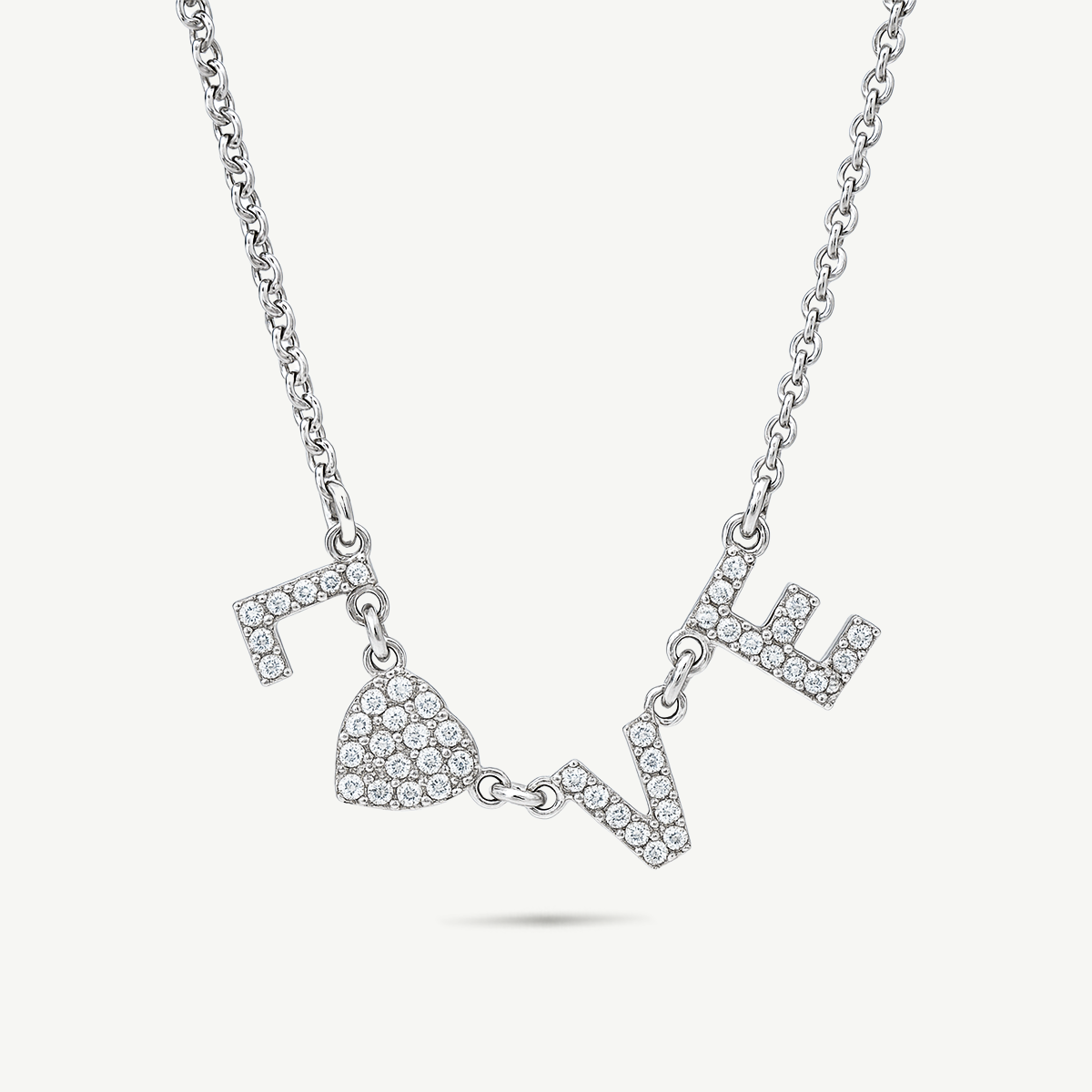 Collana con scritta Love
