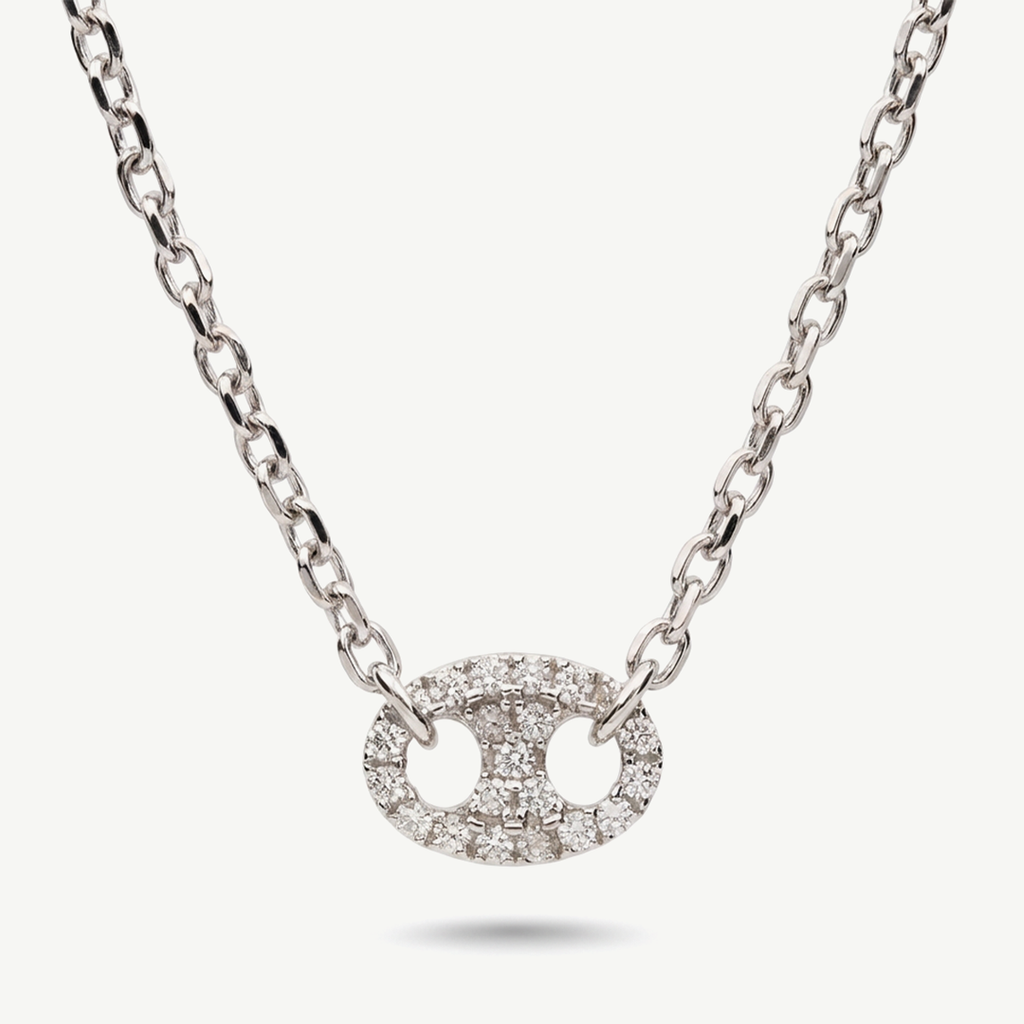 Collana con Ciondolo a Maglia Marina