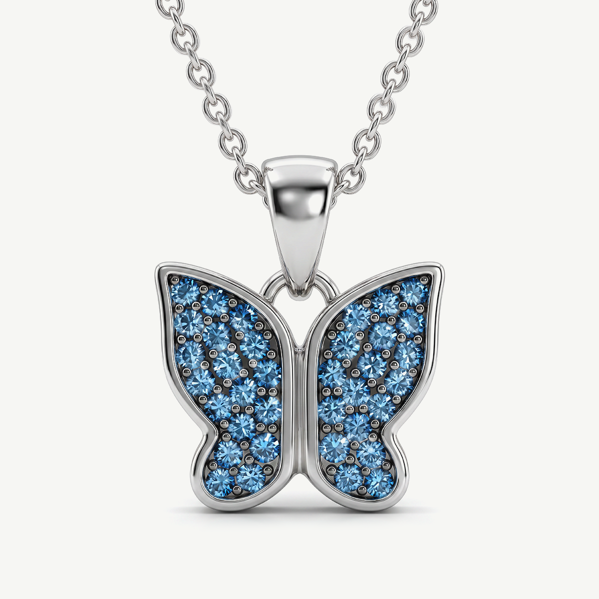 Collana con Ciondolo con Farfalla