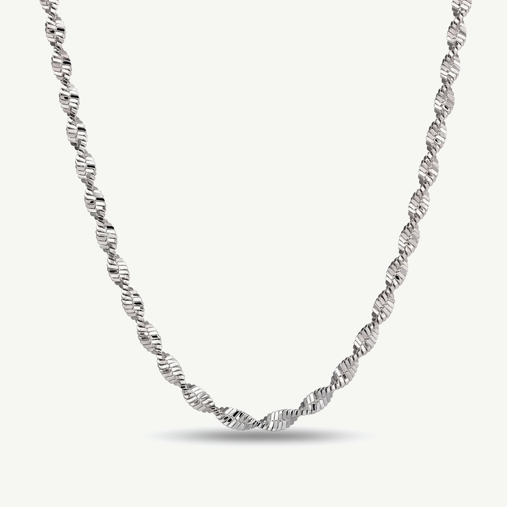 Collana Zigrinata a Maglia Torchon