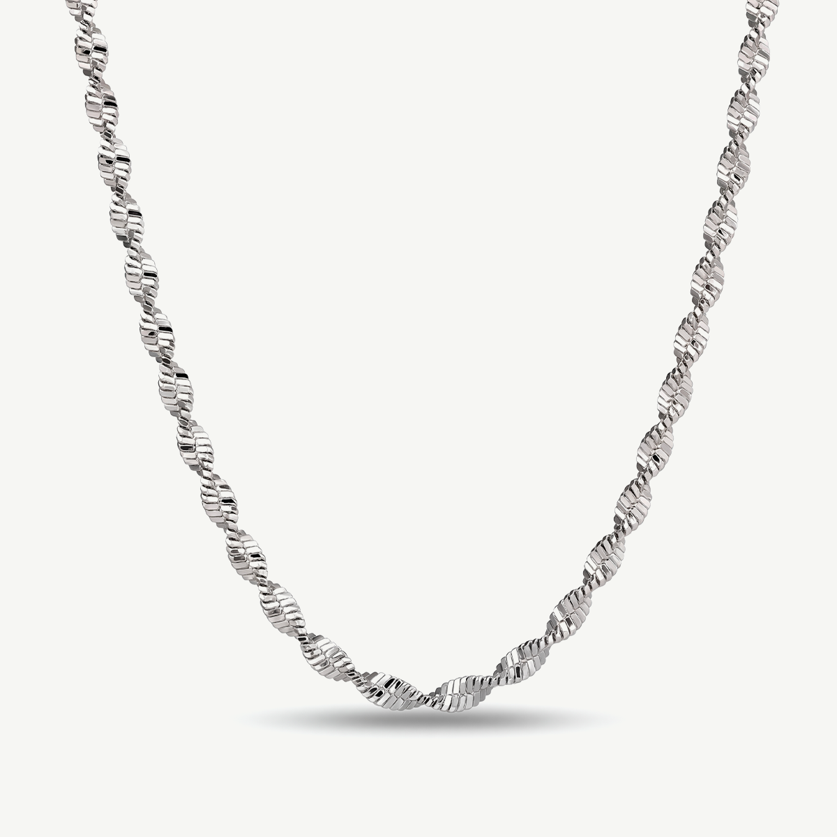 Collana Zigrinata a Maglia Torchon