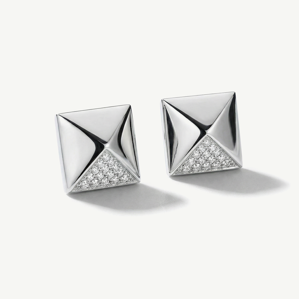 Orecchini con Elemento Geometrico