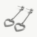 Orecchini Pendenti con Cuore