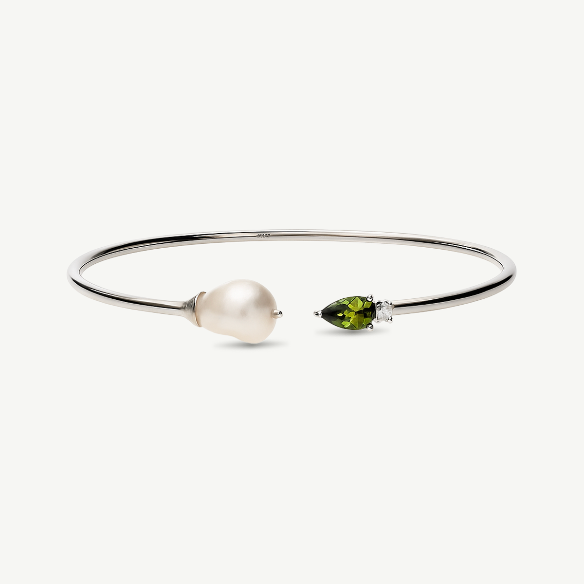 Bracciale Rigido con Perla