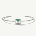 Bracciale Rigido con Elemento Geometrico