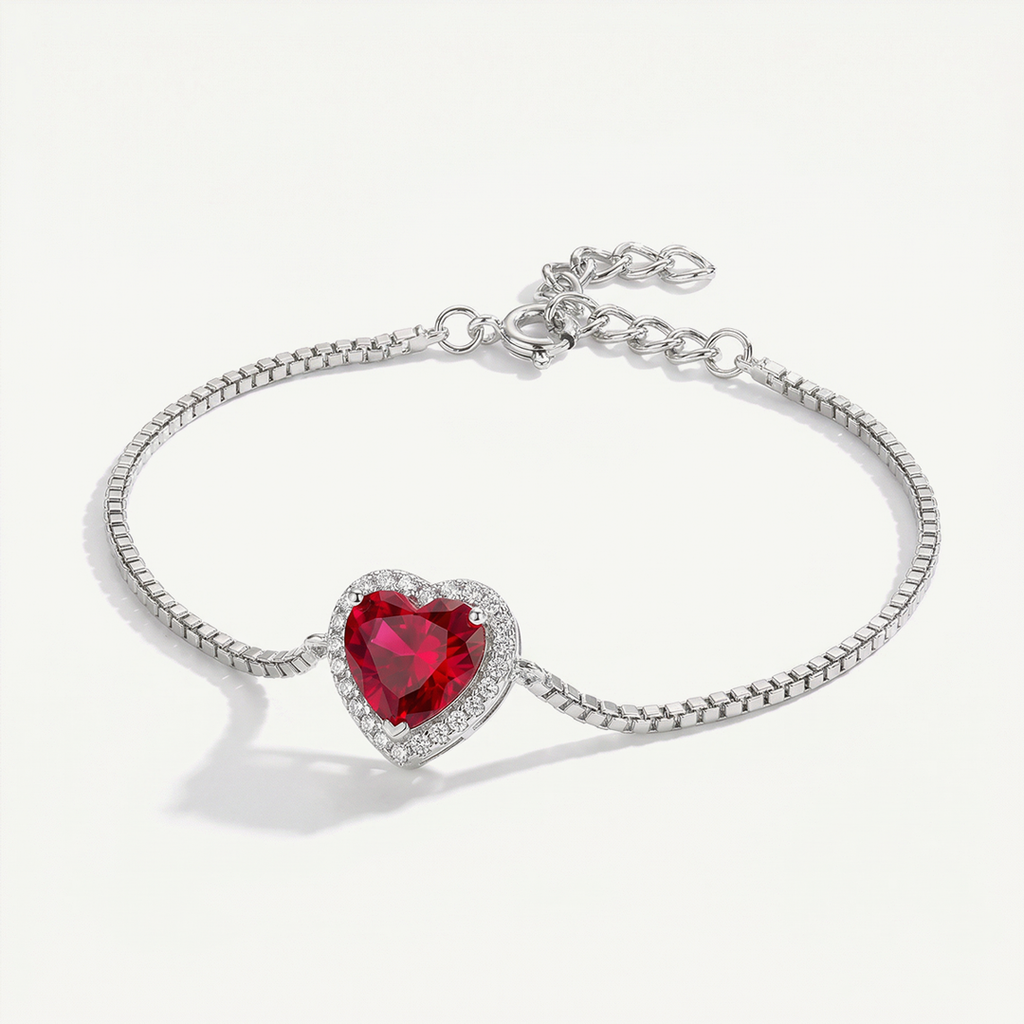 Bracciale con Cuore Punto Luce