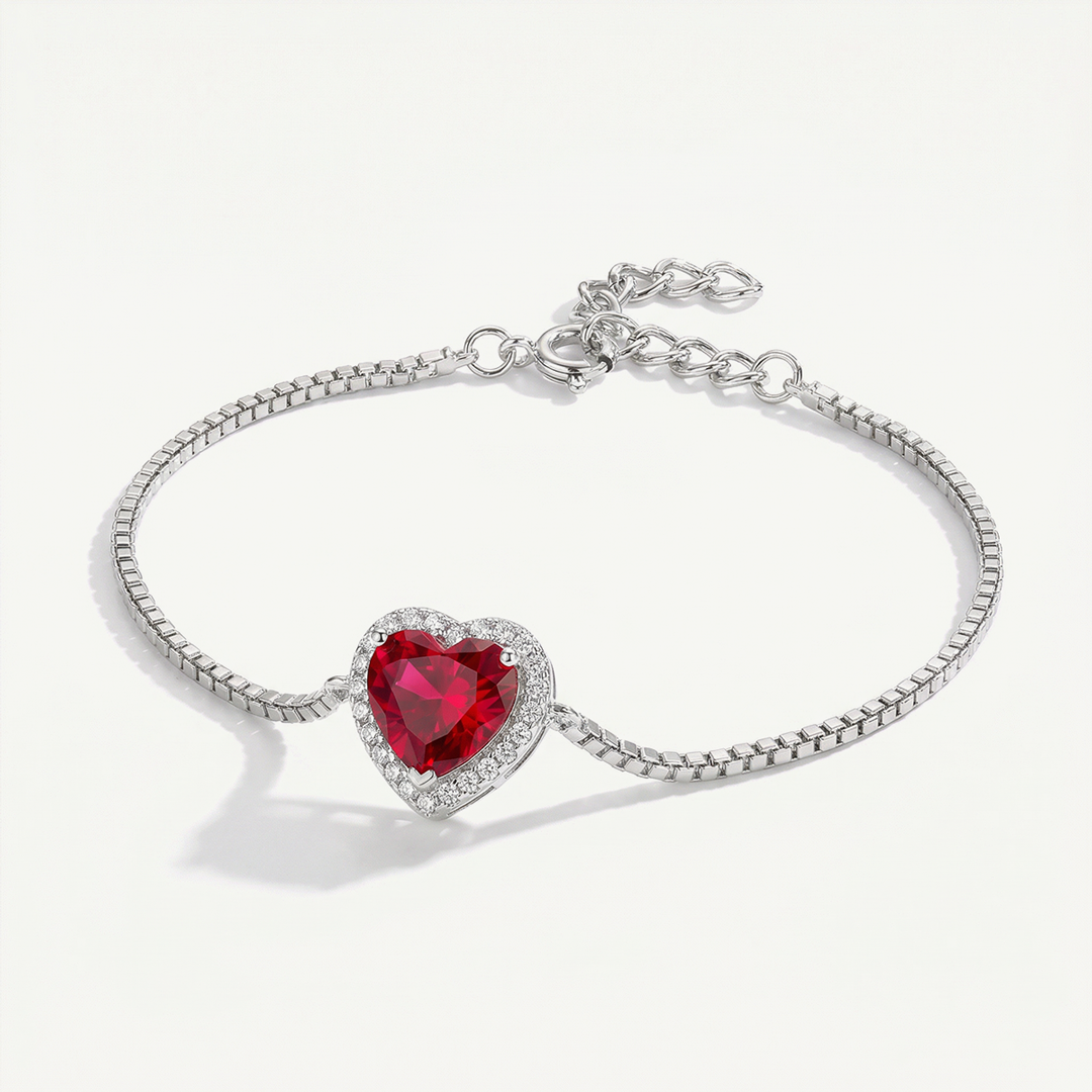 Bracciale con Cuore Punto Luce