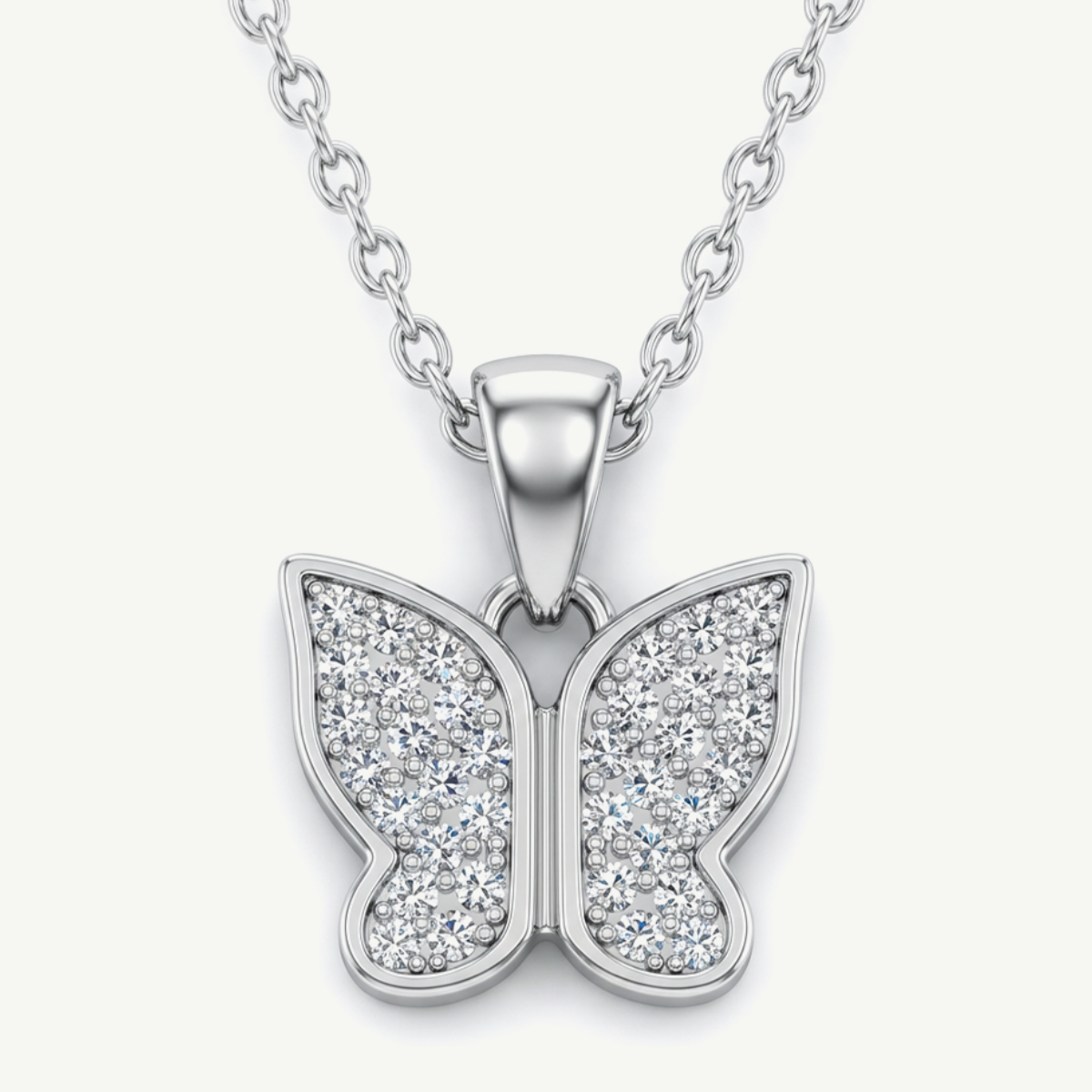 Collana con Ciondolo con Farfalla