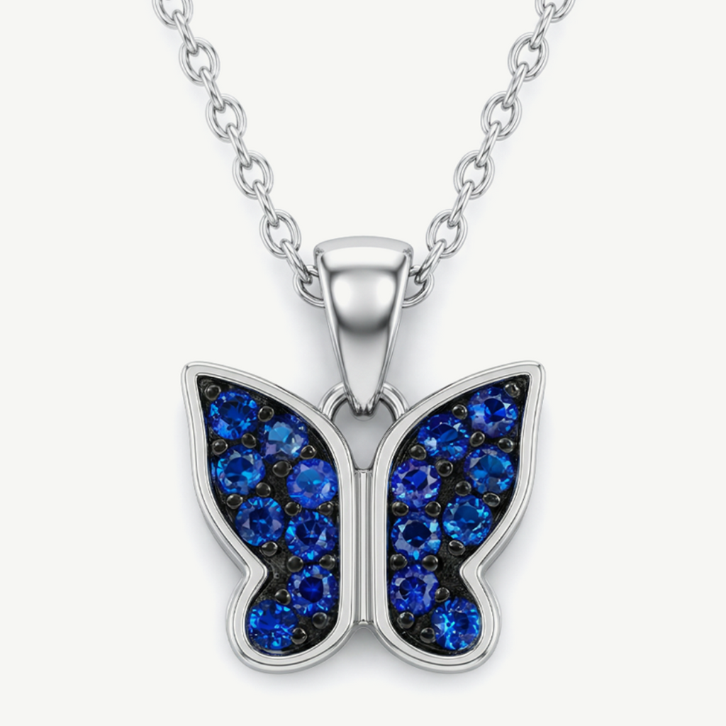 Collana con Ciondolo con Farfalla