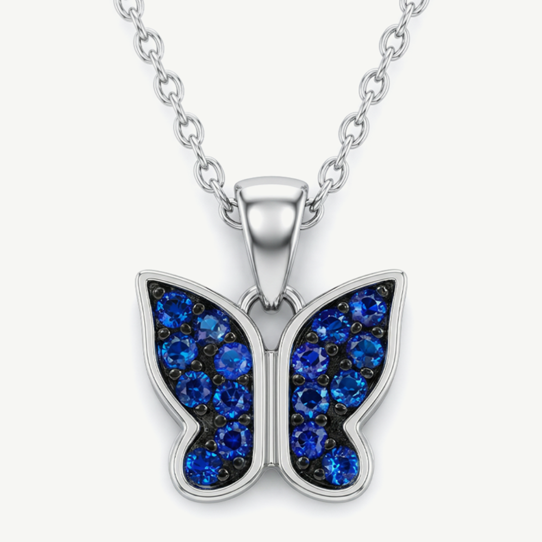 Collana con Ciondolo con Farfalla