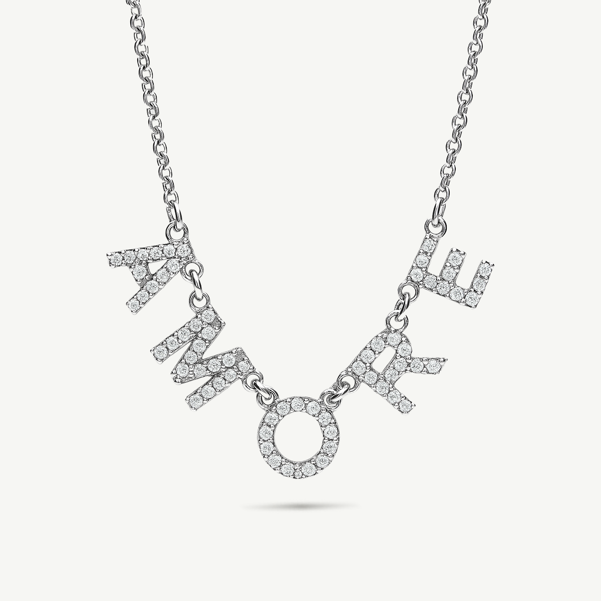 Collana con scritta Amore