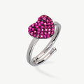 Anello Solitario con Cuore